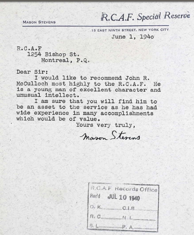 Letter of recommendation