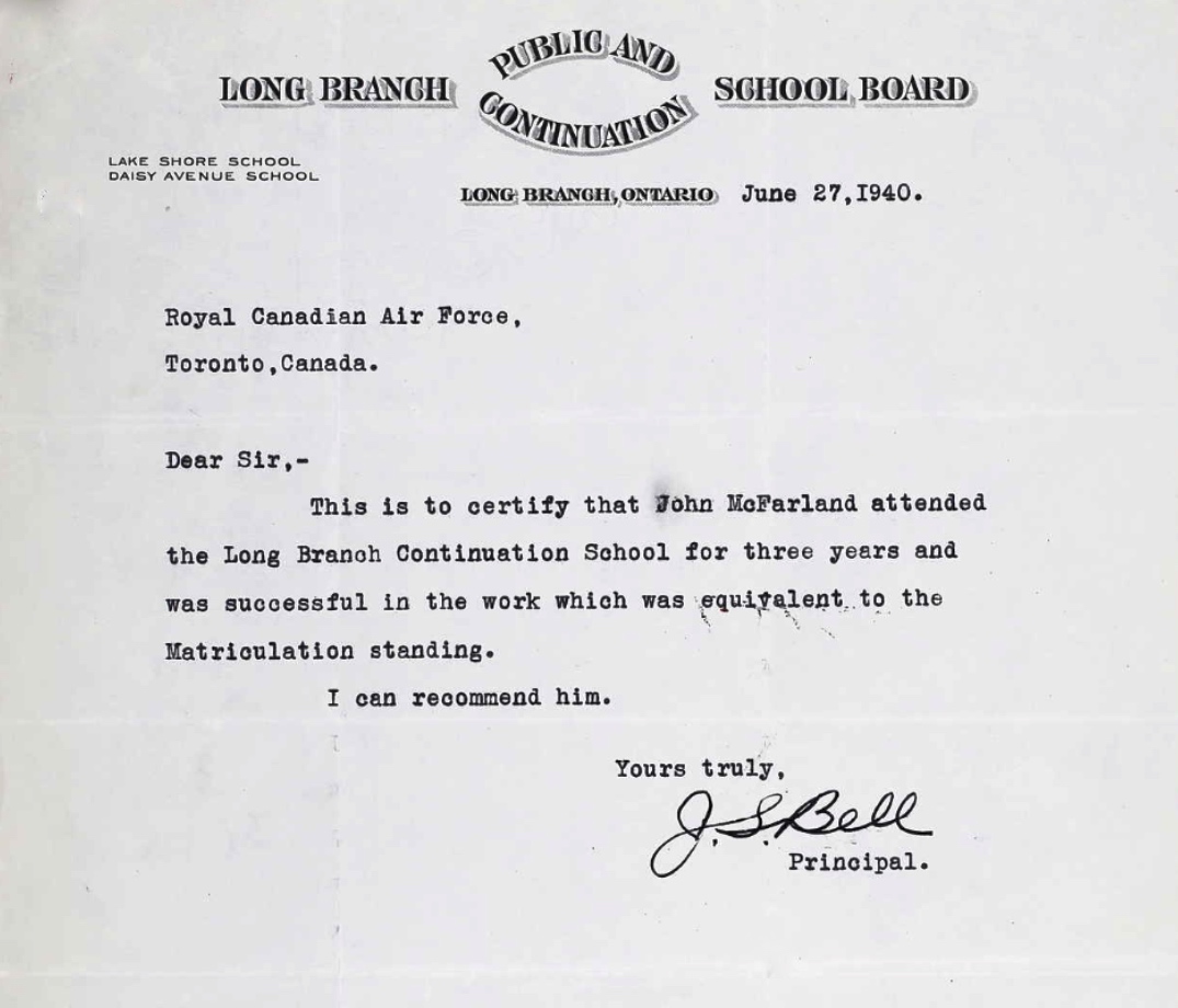 Letter of recommendation