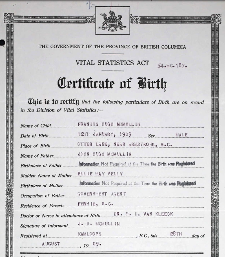 Birth Certificate