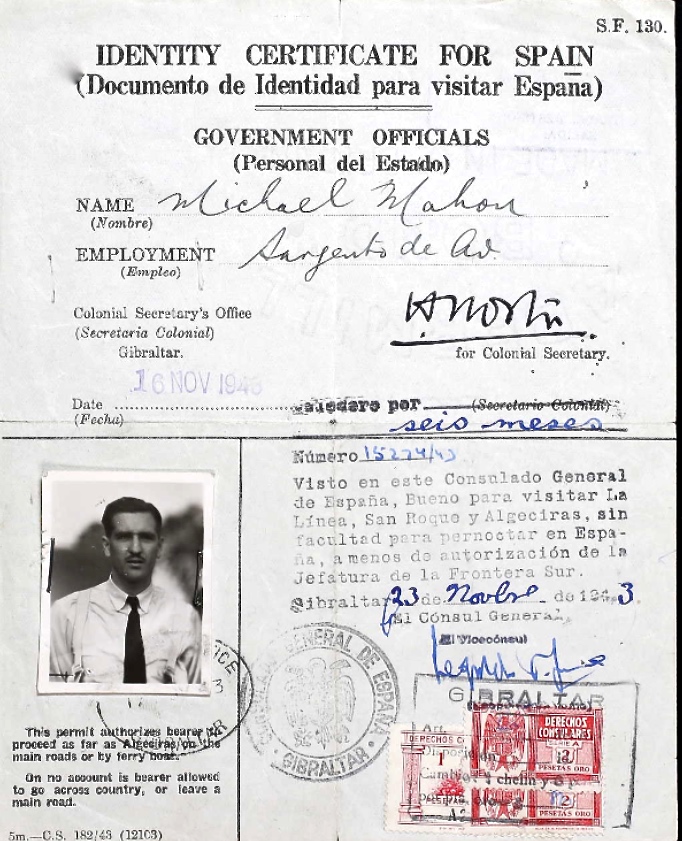 Photo of Michael Stanley Reece Mahon