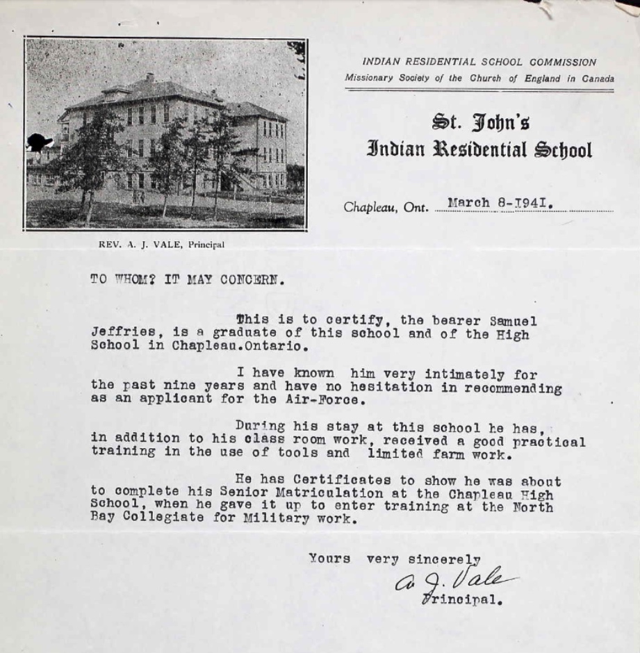 Letter of recommendation