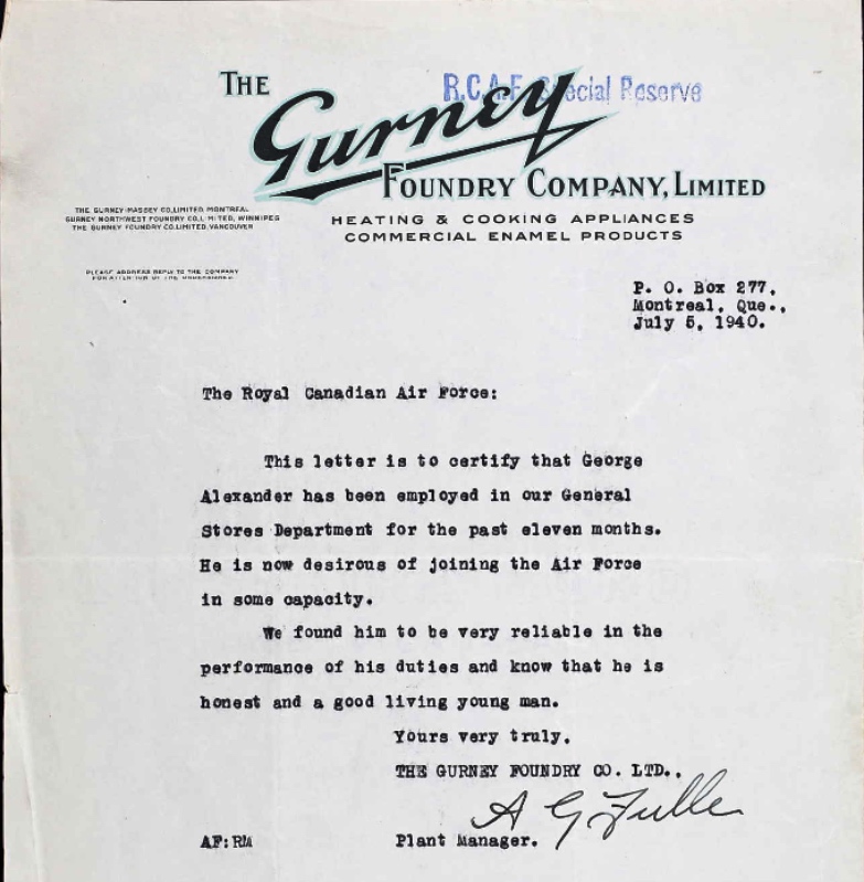 Letter of recommendation