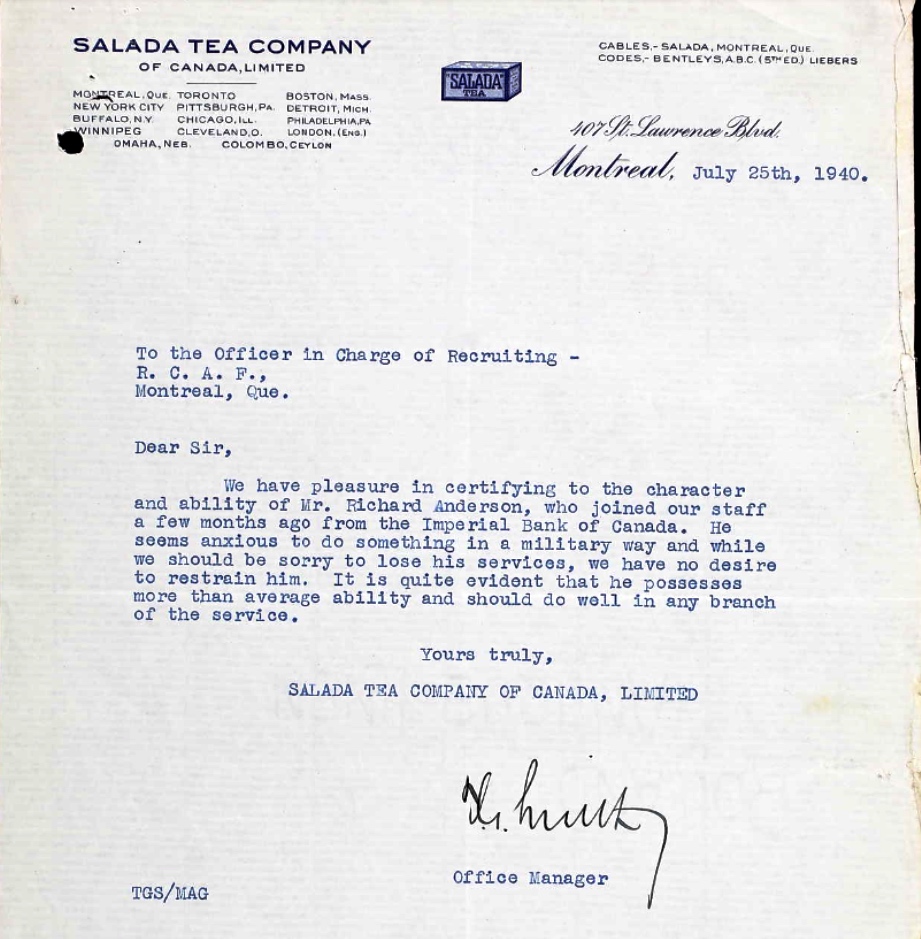 Letter of recommendation