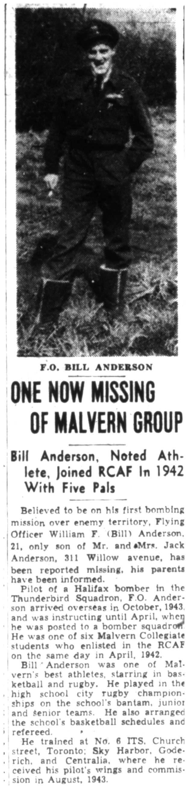 Photo of William Frank Anderson