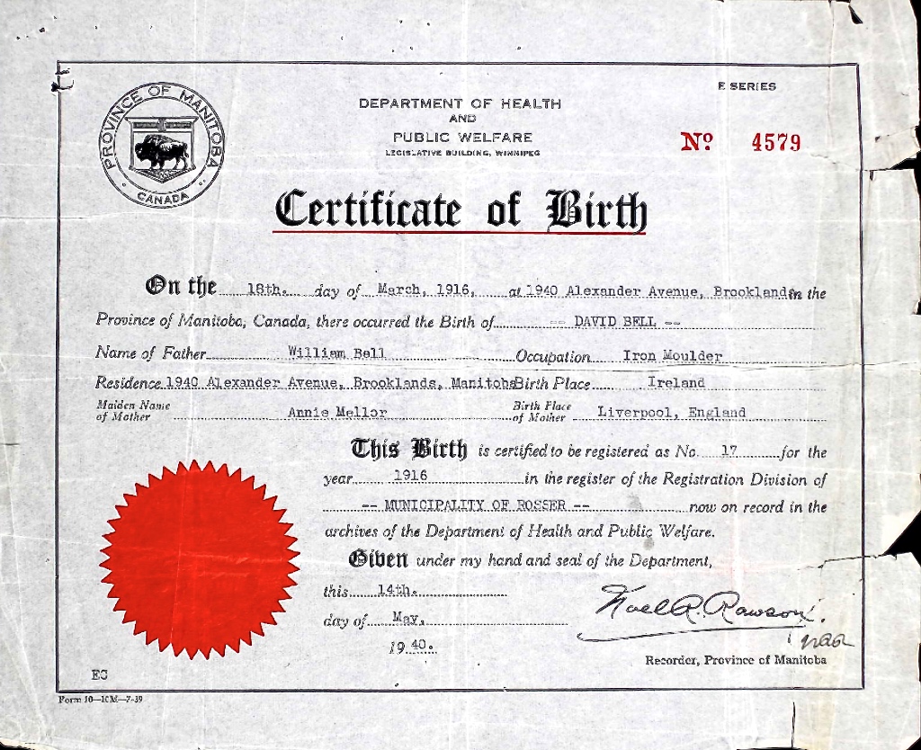 Birth Certificate