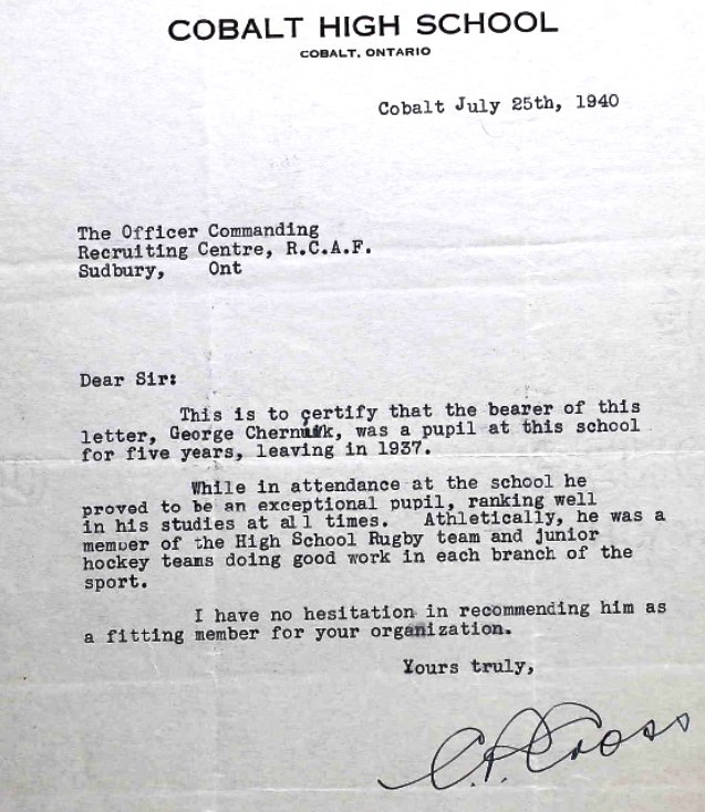 Letter of recommendation