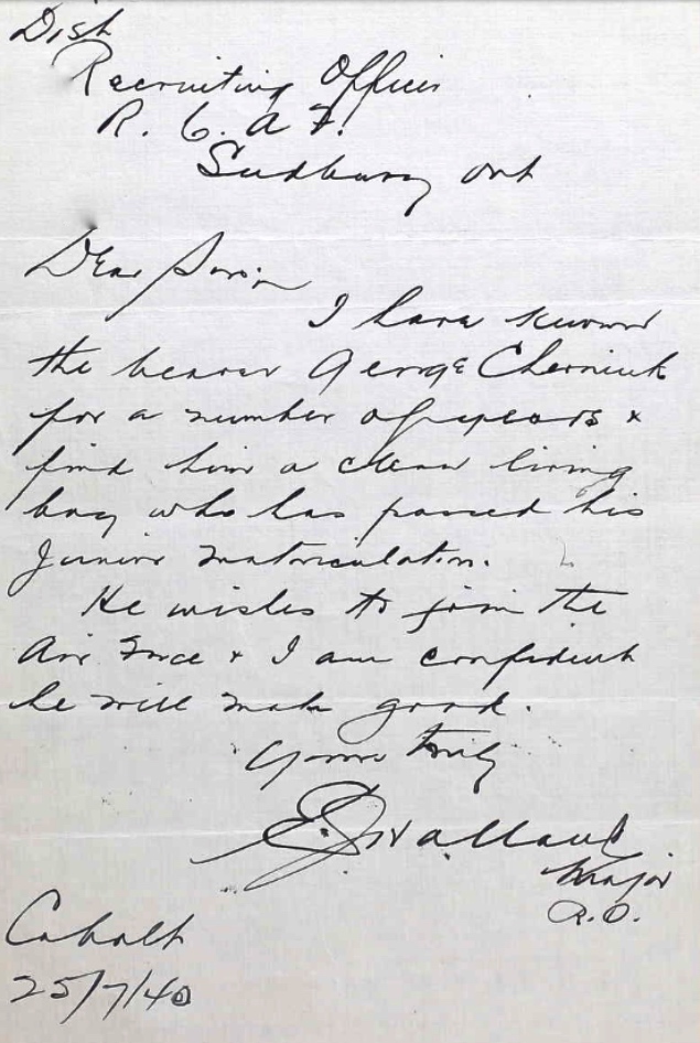 Letter of recommendation