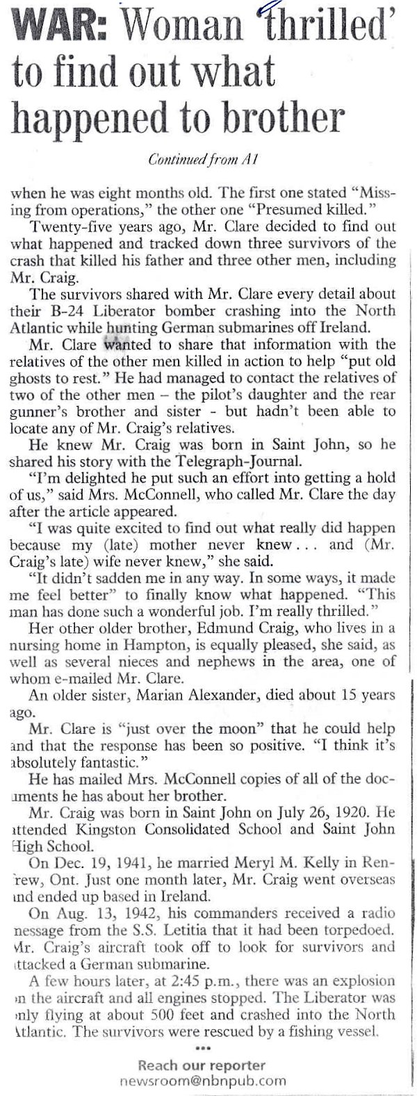 Newspaper Clipping 2