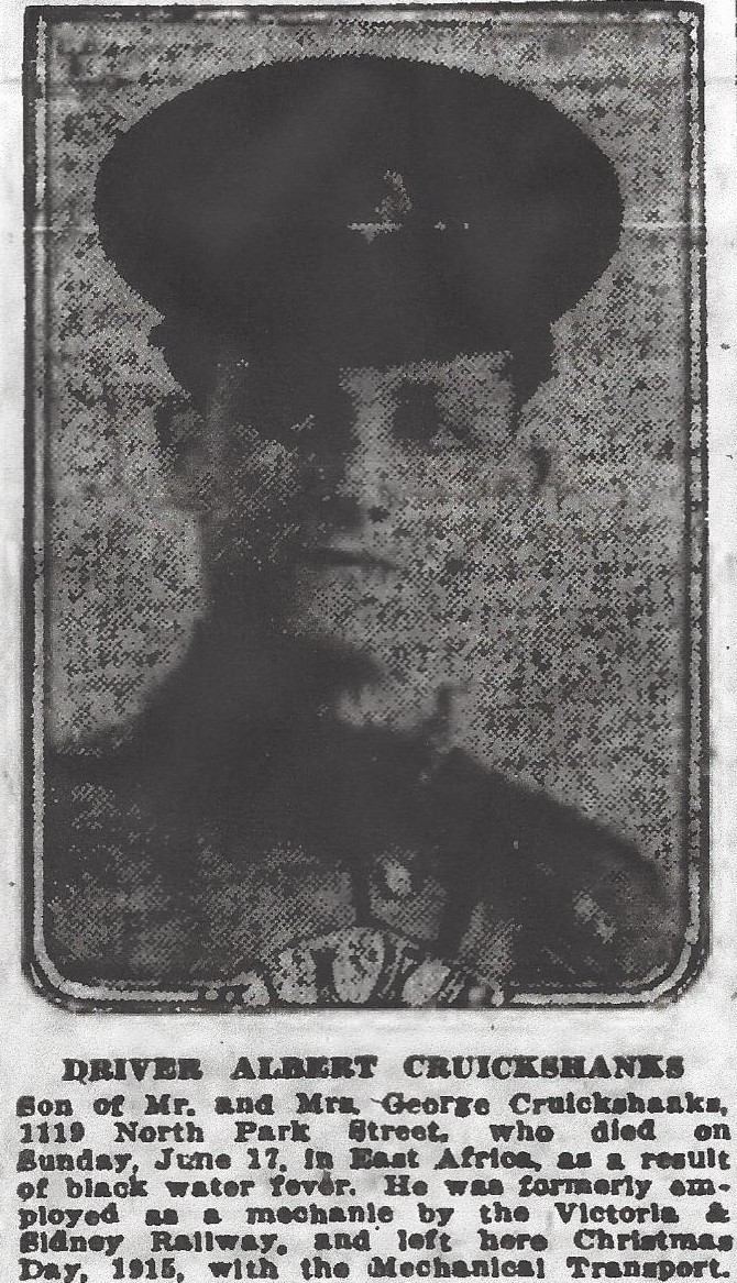 Photo of ALBERT CRUICKSHANK