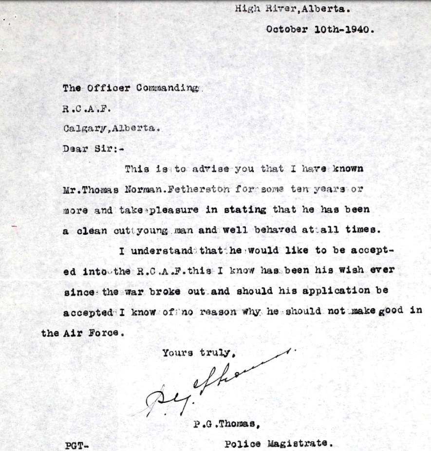 Letter of recommendation