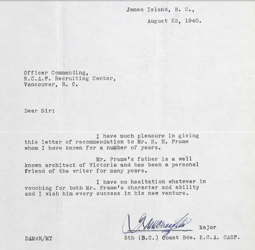 Letter of recommendation