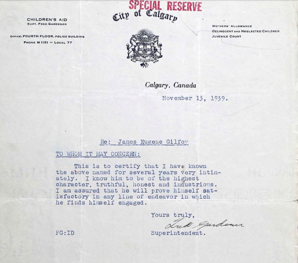 Letter of recommendation