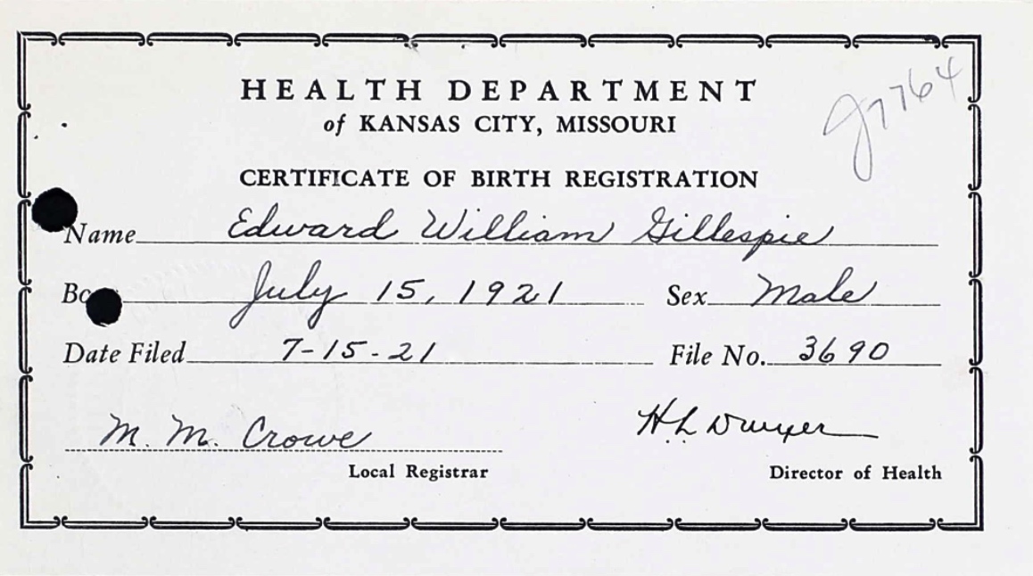 Birth Certificate