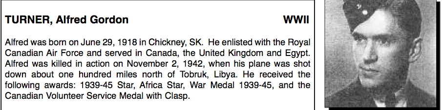 Photo of ALFRED GORDON TURNER