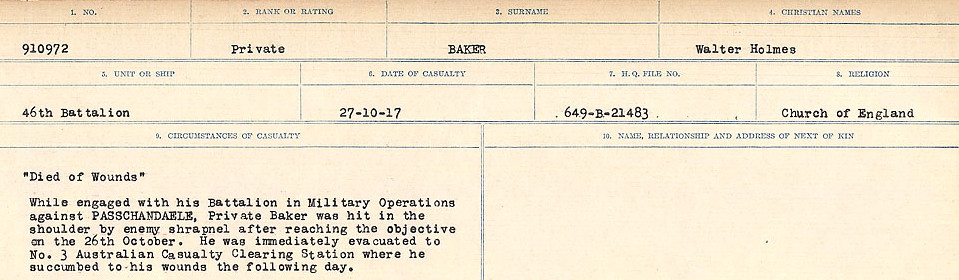 Circumstances of Death Registers
