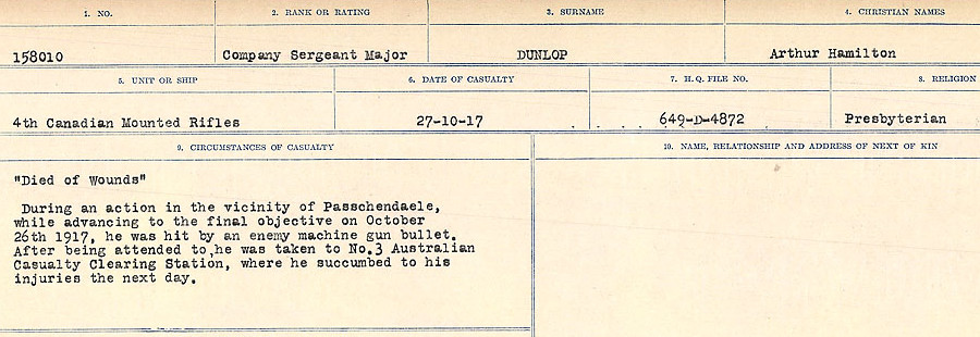 Circumstances of death registers