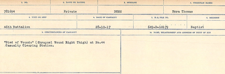 Circumstances of death registers