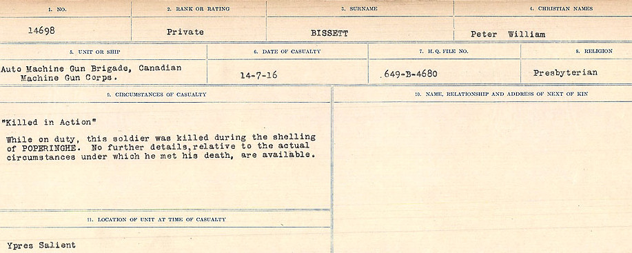 Circumstances of Death Registers