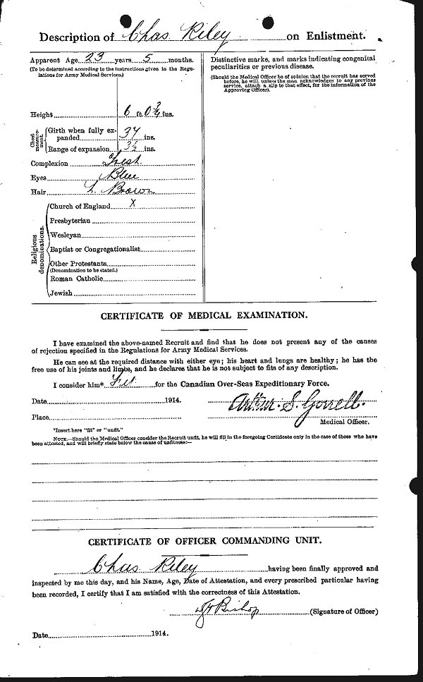 Attestation Papers (Back)