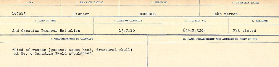 Circumstances of Death Registers