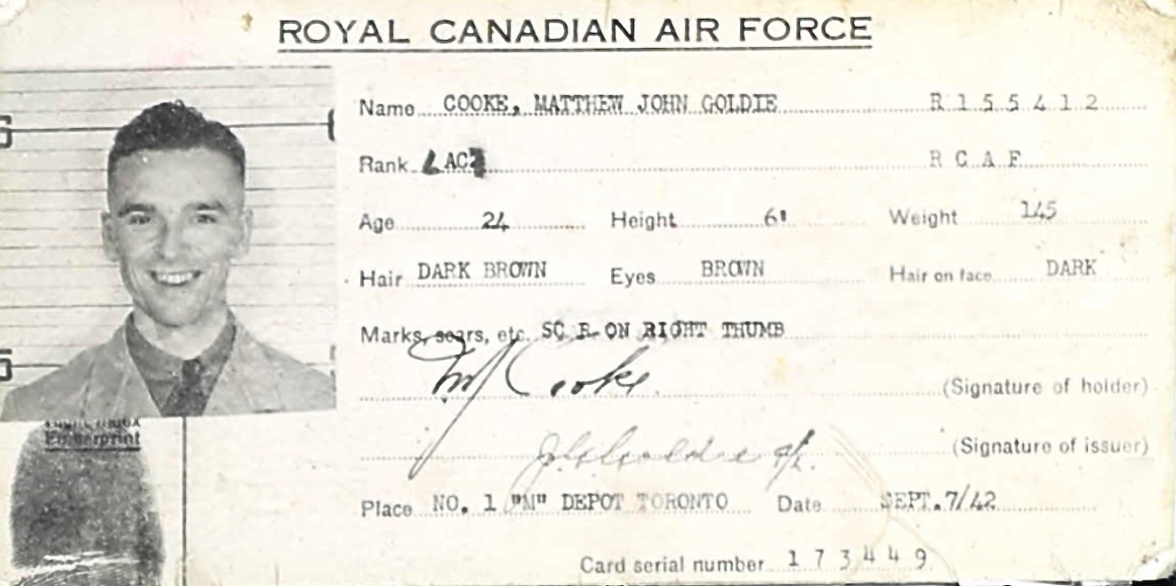 Photo of Matthew John Goldie Cooke