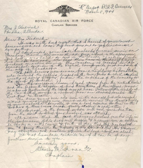 Letter (March 8, 1944)