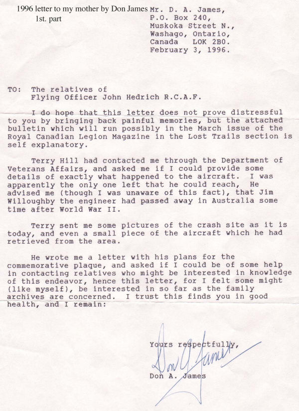 Letter February 6, 1996