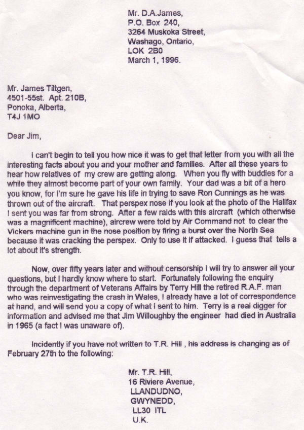 Letter (March 1, 1996)