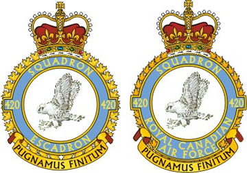 RCAF 420 Sqn Insigna