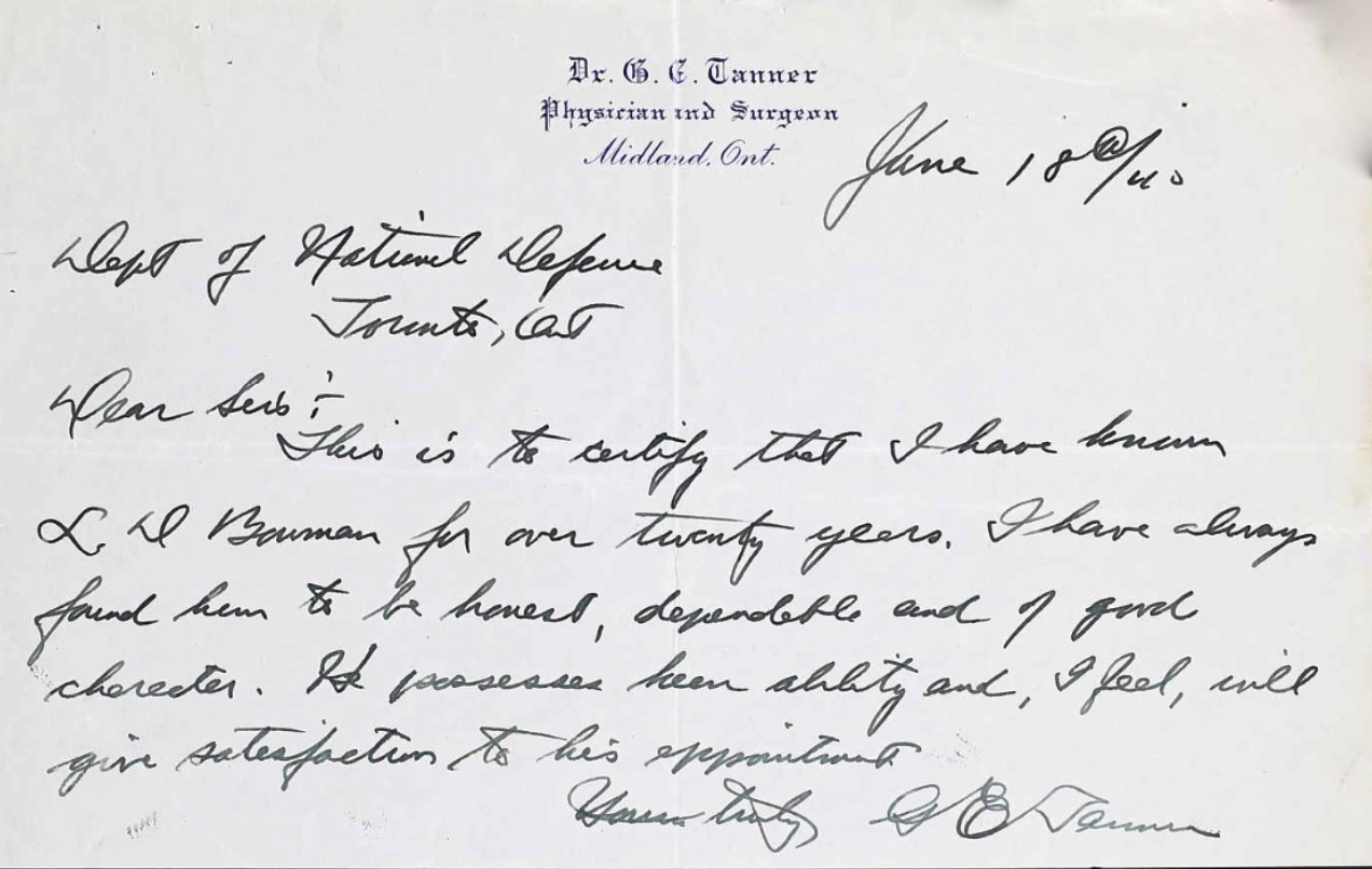 Letter of recommendation