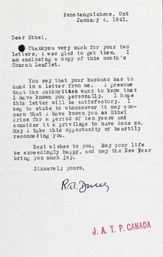 Letter of recommendation