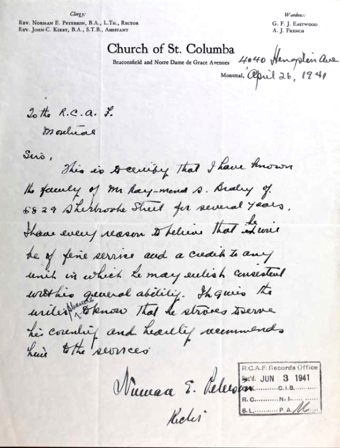 Letter of recommendation