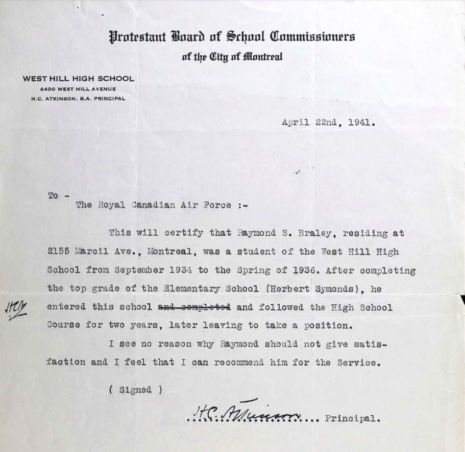 Letter of recommendation