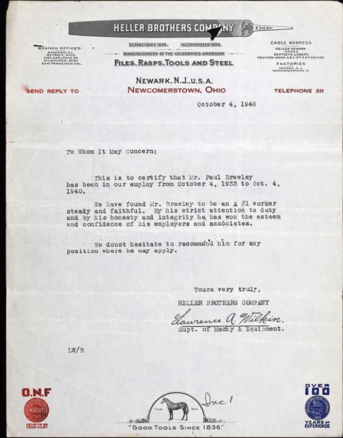 Letter of recommendation