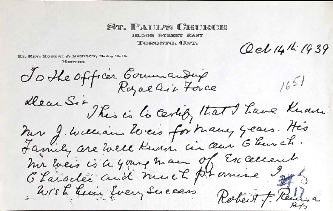 Letter of recommendation