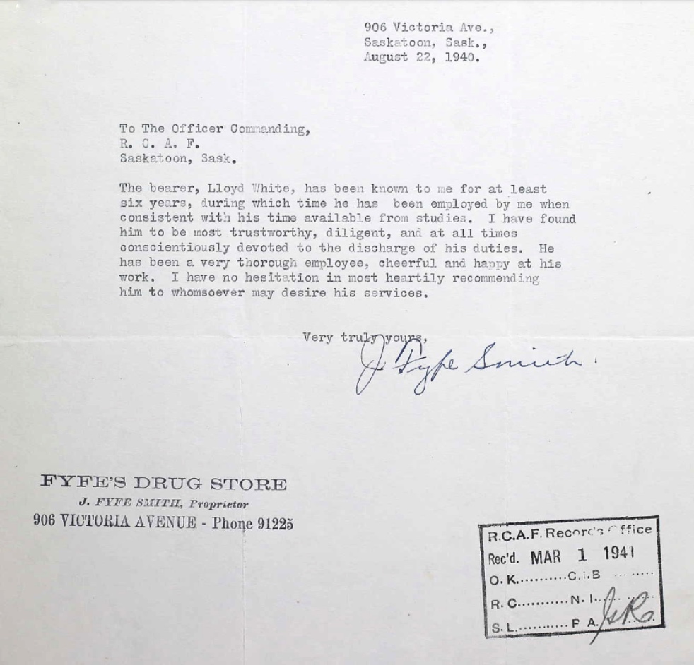 Letter of recommendation