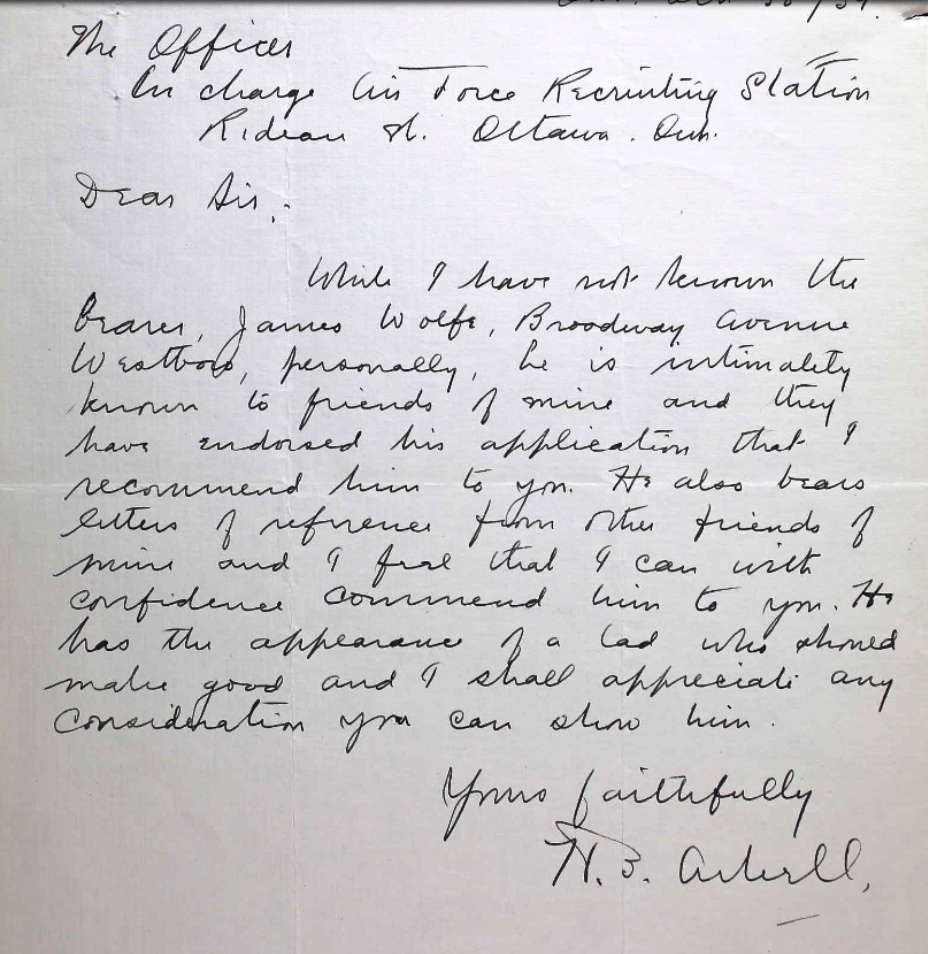 Letter of recommendation