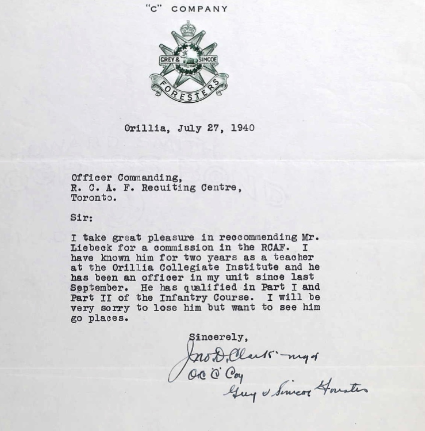 Letter of recommendation