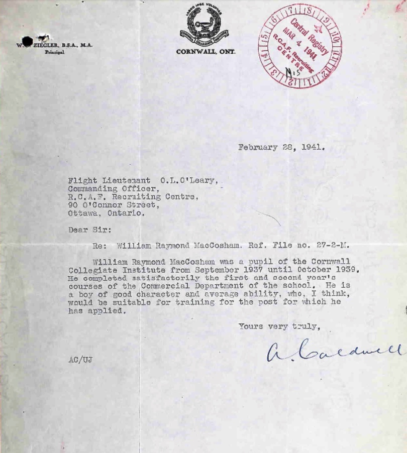 Letter of recommendation