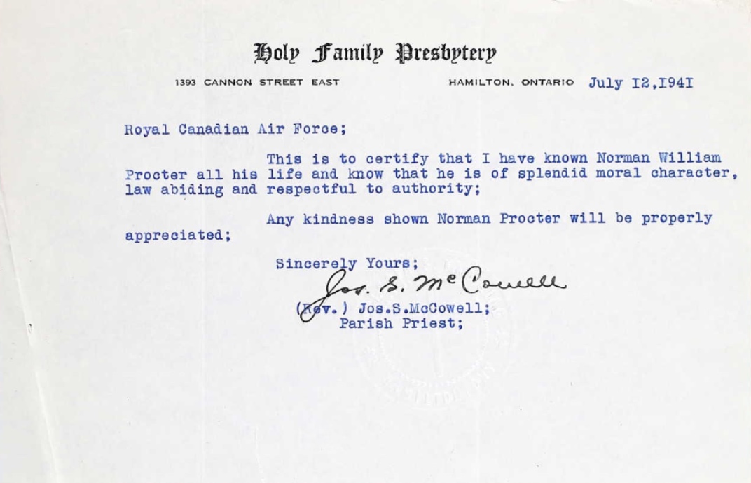 Letter of recommendation