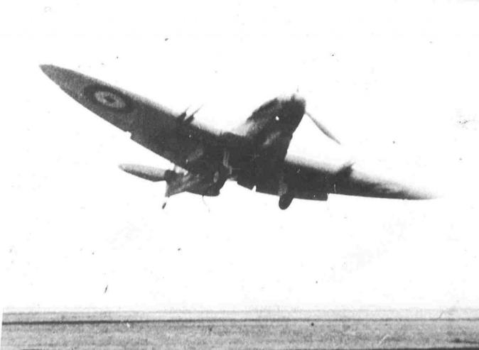 Jerry Smith landing on USS Wasp.