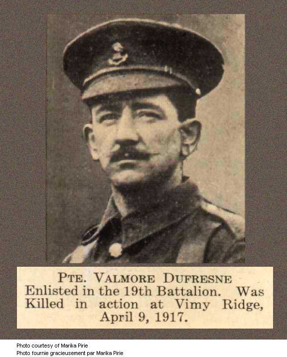 Photo of Valmore Dufresne