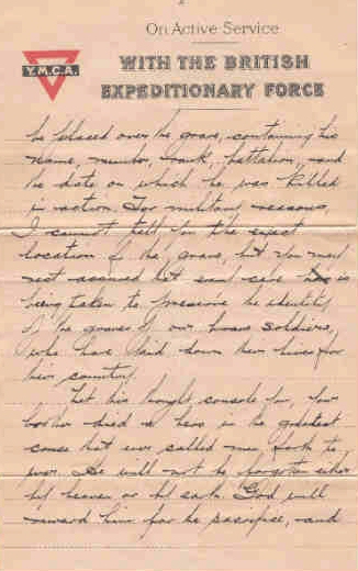 Page 3 of letter from Captain H. B. Clark