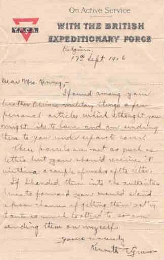 Letter from Kenneth Green