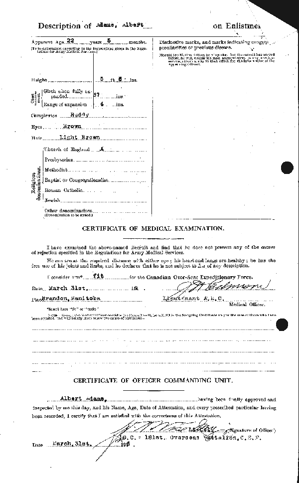 Attestation Paper (page 2)