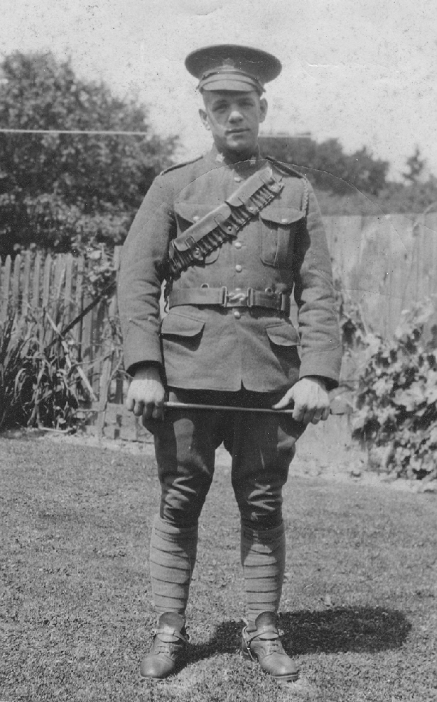 Photo of Herman Aitken in uniform