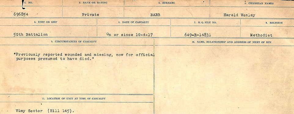 Circumstances of Death Registers