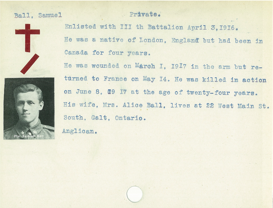 Photo of SAMUEL BALL