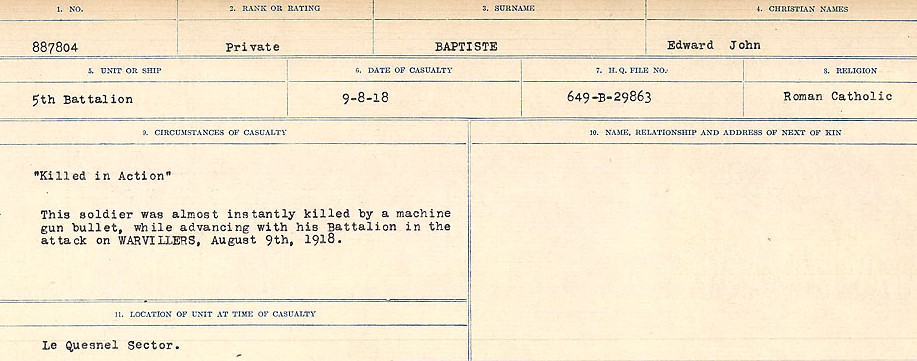 Circumstances of Death Registers