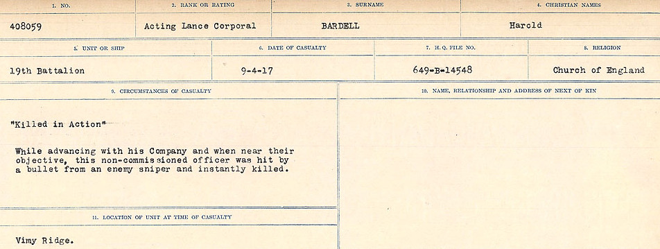Circumstances of Death Registers